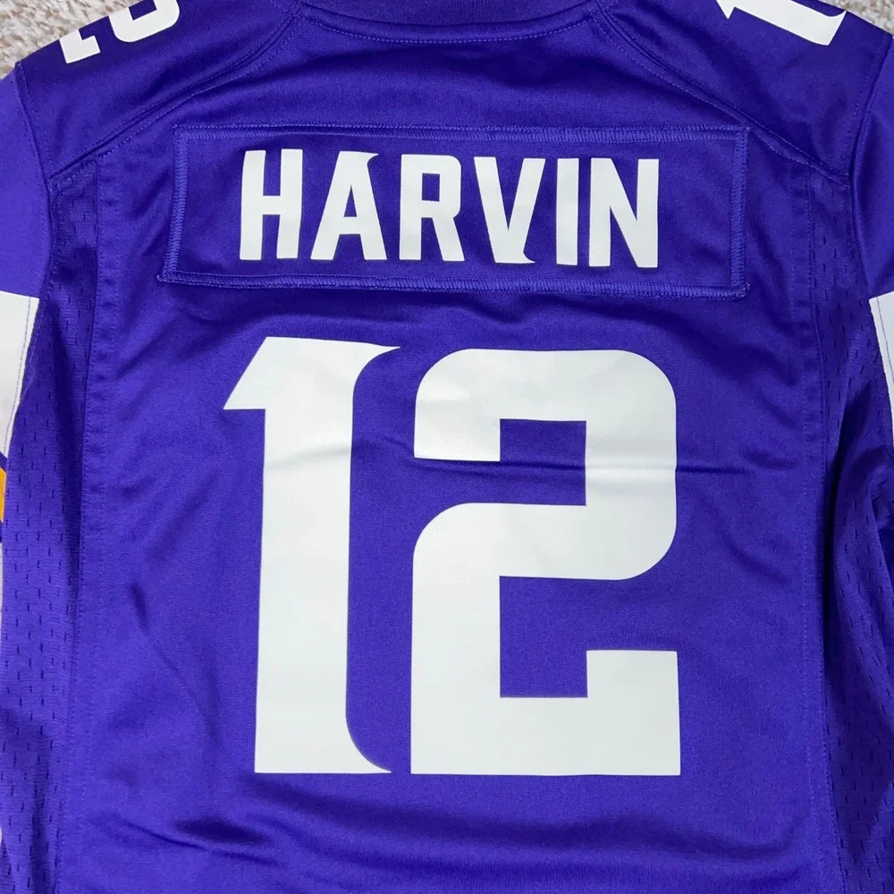 Minnesota Vikings Jersey Womens Small Purple Percy Harvin 12 Nike NFL Football